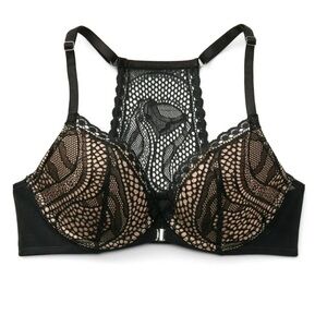 Elegant Black Lace Bra
